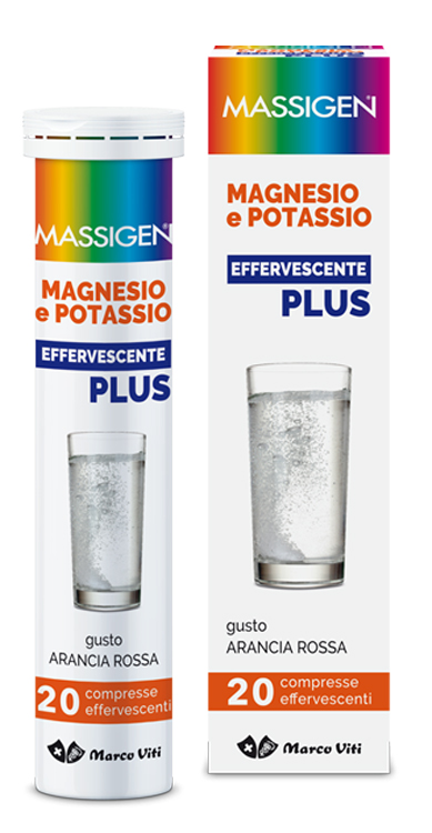 MASSIGEN MAGNESIO POTASSIO PLUS 20 COMPRESSE EFFERVESCENTI - Luckyfarma.it