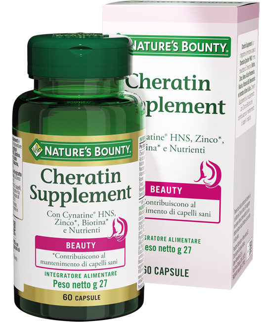 NATURE'S BOUNTY CHERATIN SUPPLEMENT 60 CAPSULE - Luckyfarma.it