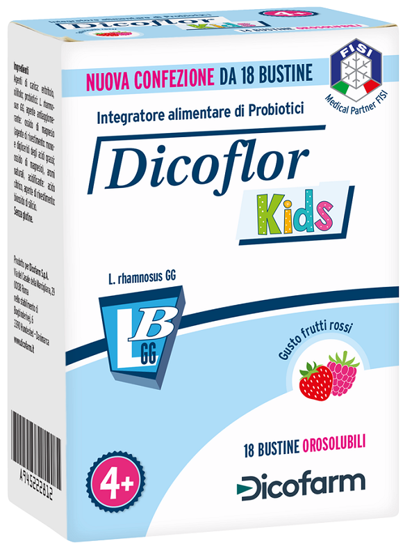 DICOFLOR KIDS 18 BUSTINE - Luckyfarma.it