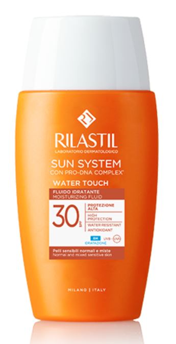 RILASTIL SUN SYSTEM WATER TOUCH FLUIDO SPF30 50 ML - Luckyfarma.it