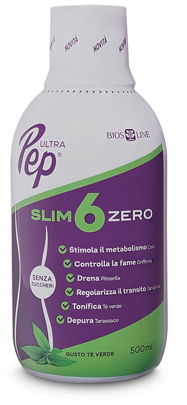 ULTRA PEP SLIM 6 ZERO TE' VERDE 500 ML - Luckyfarma.it