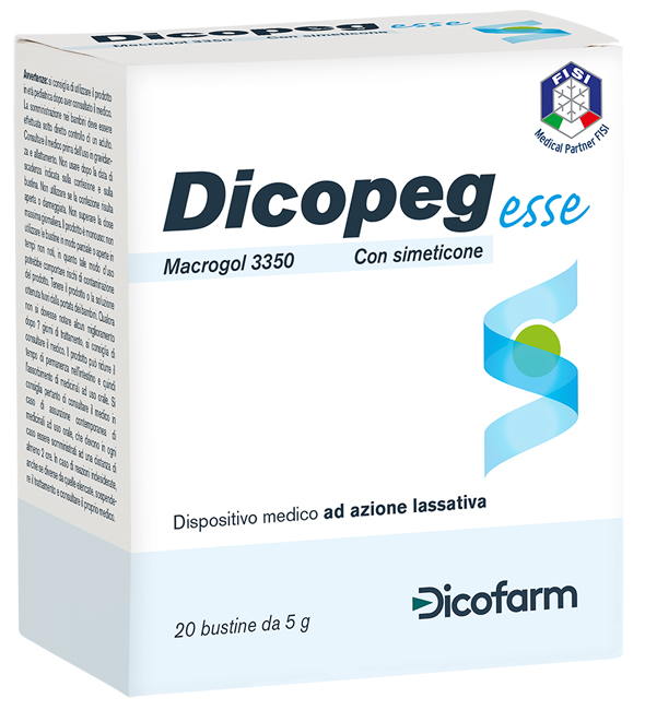 DICOPEG ESSE 20 BUSTE 5 G MACROGOL 3350 - Luckyfarma.it