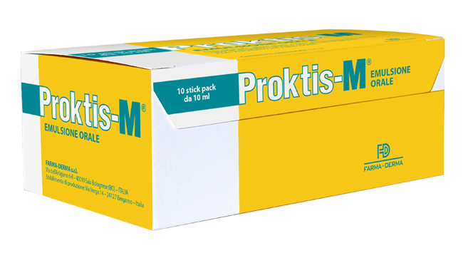 PROKTIS-M EMULSIONE ORALE 10 STICK DA 10 ML - Luckyfarma.it
