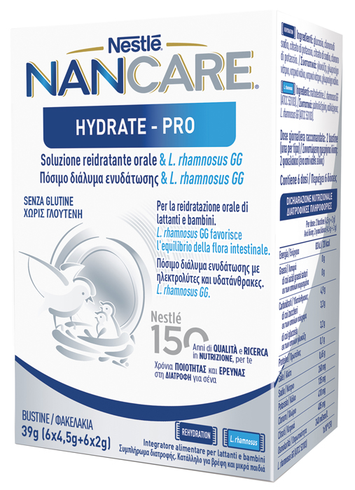 NESTLE' NANCARE HYDRATE PRO BUSTINE 6 X 4,5 G + 6 X 2 G - Luckyfarma.it