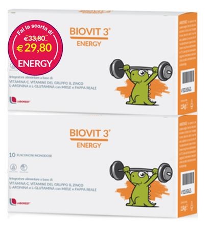 BIOVIT 3 ENERGY MULTIPACK 10 FLACONI X 2 - Luckyfarma.it