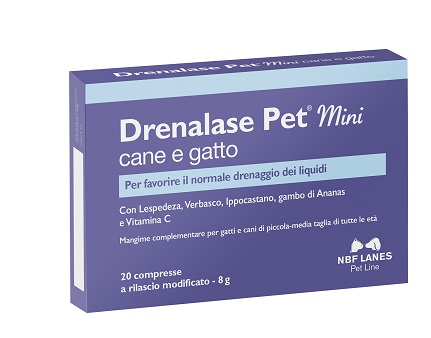DRENALASE PET MINI CANE GATTO 20 COMPRESSE - Luckyfarma.it
