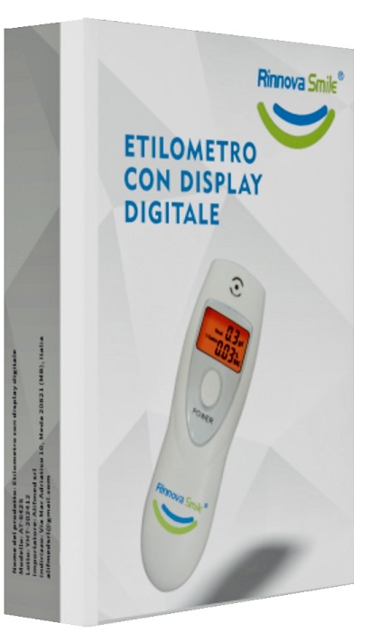 RINNOVA SMILE ETILOMETRO DISPLAY DIGITALE - Luckyfarma.it