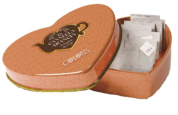 COLORS IL CUORE PER TE' SCATOLA ARANCIA CANNELLA - Luckyfarma.it