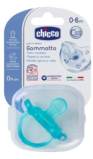CHICCO GOMMOTTO IN SILICONE BOY 0-6 MESI 1 PEZZO - Luckyfarma.it