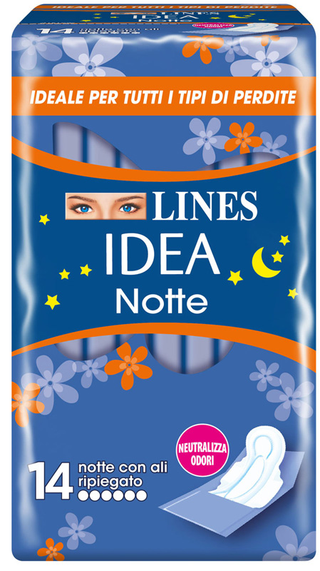 LINES IDEA NOTTE CON ALI RIPIEGATE 14 PEZZI - Luckyfarma.it