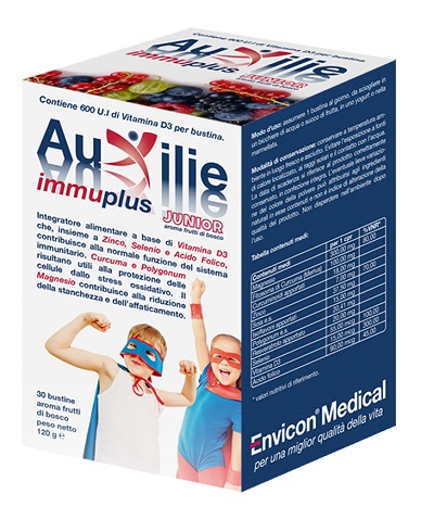 AUXILIE IMMUPLUS JUNIOR SOLUBILE 30 BUSTINE - Luckyfarma.it