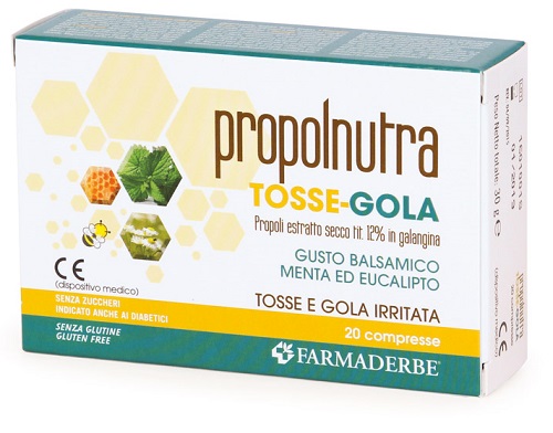 PROPOLNUTRA TOSSE-GOLA 20 COMPRESSE - Luckyfarma.it