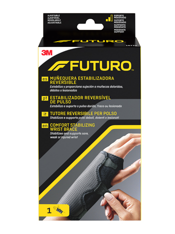 TUTORE PER POLSO REVERSIBILE FUTURO NERO 1 PEZZO - Luckyfarma.it