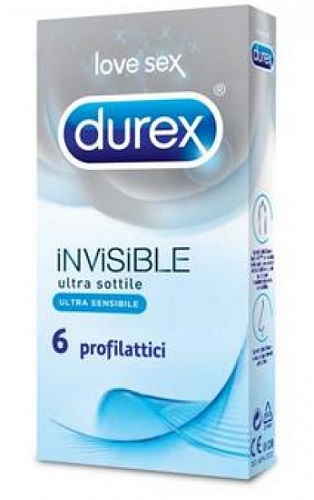 DUREX INVISIBLE PROFILATTICO 6 PEZZI - Luckyfarma.it