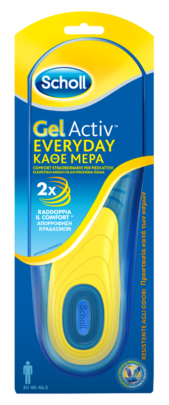 SCHOLL GEL ACTIV EVERYDAY UOMO - Luckyfarma.it