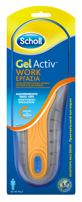 SCHOLL GEL ACTIV WORK UOMO - Luckyfarma.it