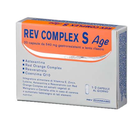 REV COMPLEX S AGE 20 CAPSULE - Luckyfarma.it