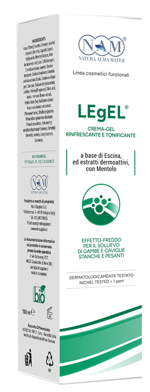 LEGEL CREMA-GEL RIFRESCANTE E TONIFICANTE PER GAMBE 150 ML - Luckyfarma.it