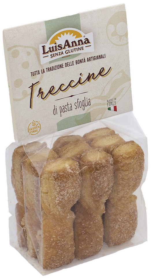 BISCOTTI SFOGLIA TRECCINE 130 G - Luckyfarma.it
