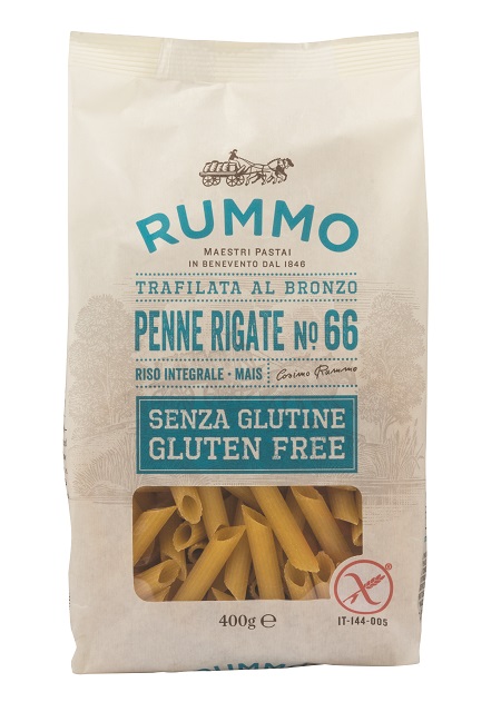 RUMMO PENNE RIGATE N66 DI RISO INTEGRALE E MAIS 400 G - Luckyfarma.it