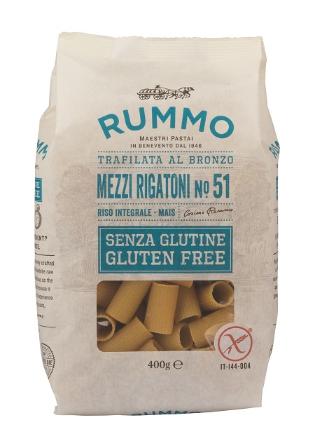 RUMMO MEZZI RIGATONI N51 DI RISO INTEGRALE E MAIS 400 G - Luckyfarma.it