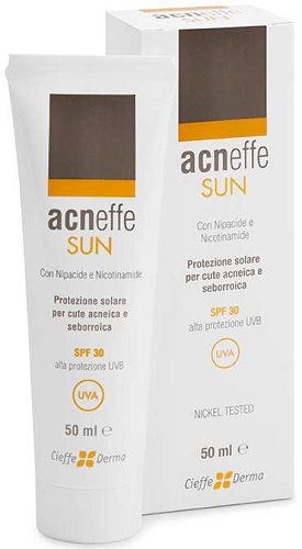 ACNEFFE SUN SPF 30 ALTA PROTEZIONE UVB PER CUTE ACNEICA E SEBORROICA 50 ML - Luckyfarma.it