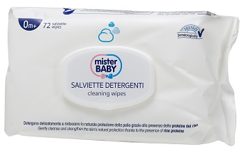 MISTER BABY SALVIETTE DETERGENTI 72 PEZZI - Luckyfarma.it