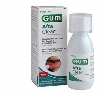 GUM AFTACLEAR RINSE 120 ML COLLUTORIO - Luckyfarma.it