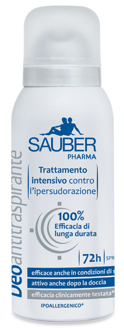SAUBER ANTITRASPIRANTE 72 ORE SPRAY - Luckyfarma.it