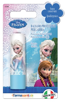 FARMASANKIDS BALSAMO LABBRA FROZEN SPF 15 VANIGLIA - Luckyfarma.it