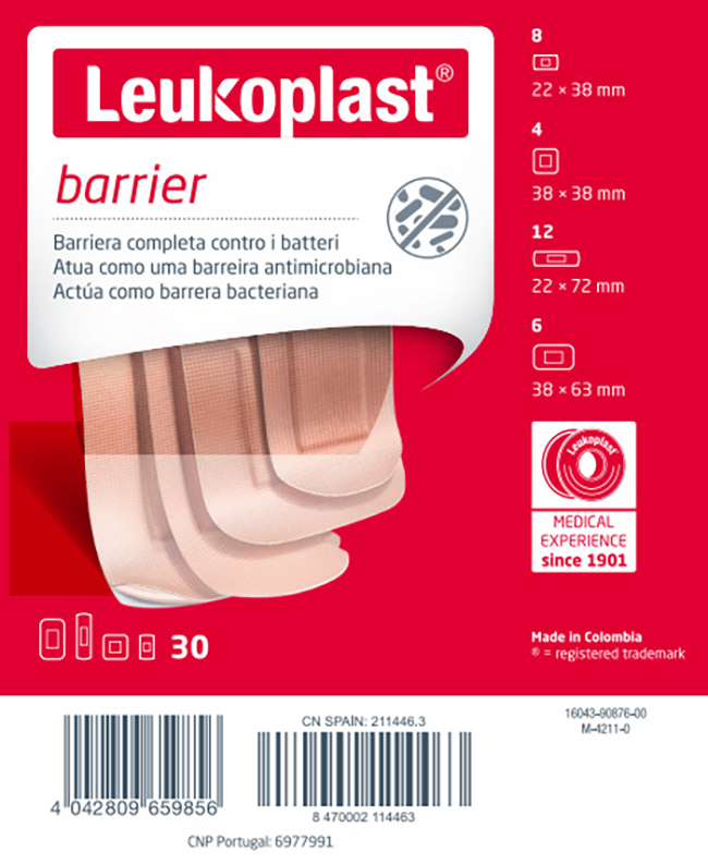LEUKOPLAST BARRIER 30 PEZZI ASSORTITI - Luckyfarma.it
