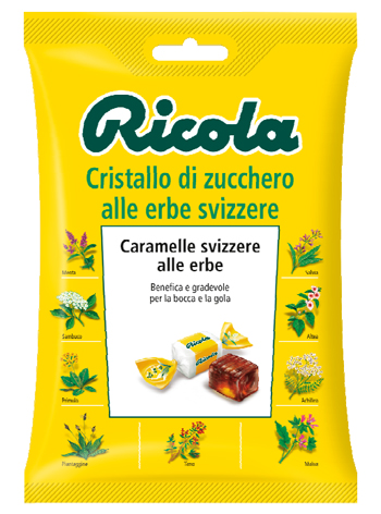 RICOLA CRISTALLO ZUCCHERO ERBE 78 G - Luckyfarma.it