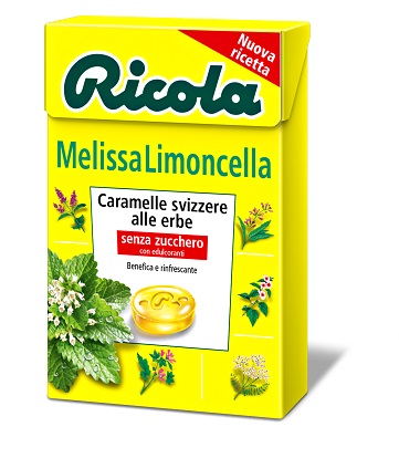 RICOLA MELISSA LIMONCELLA SENZA ZUCCHERO 50 G - Luckyfarma.it