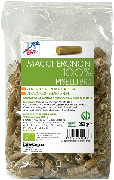 MACCHERONCINI PISELLI100% BIO - Luckyfarma.it