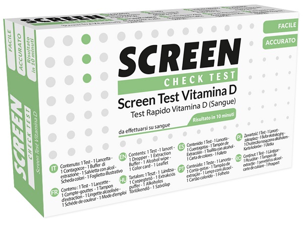 TEST RAPIDO PER IL RILEVAMENTO SEMI-QUANTITATIVO DI 25-IDROSSIVITAMINA D TRAMITE PUNGIDITO 1 PEZZO - Luckyfarma.it
