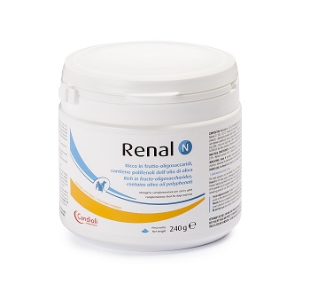 RENAL N MANGIME COMPLEMENTARE PER CANI E GATTI BARATTOLO 240 G - Luckyfarma.it