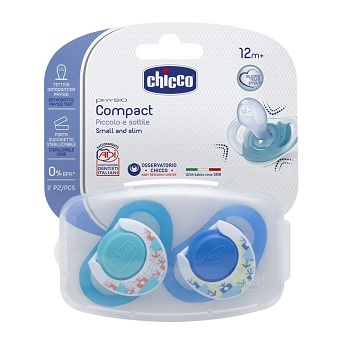 CHICCO SUCCHIETTO COMPACT BOY S 16-36 MESI 2 PEZZI - Luckyfarma.it
