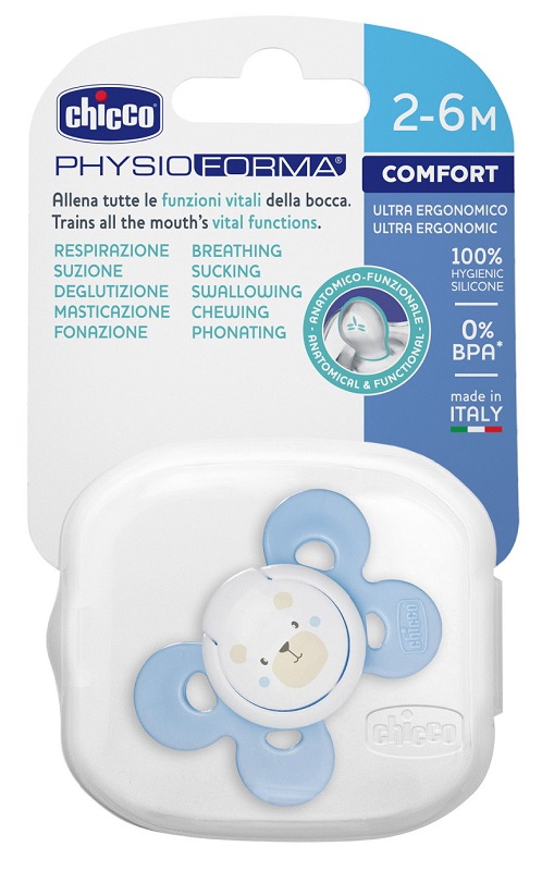 CHICCO SUCCHIETTO COMFORT BOY IN SILICONE 0-6 MESI 1 PEZZO - Luckyfarma.it