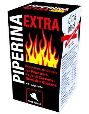 PIPERINA EXTRA DIMA BLACK 45 CAPSULE - Luckyfarma.it