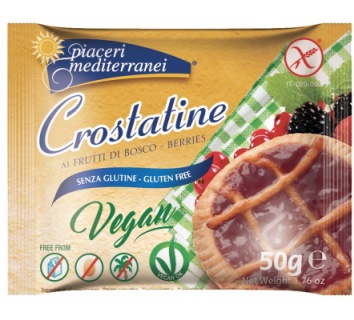 PIACERI MEDITERRANEI CROSTATINE FRUTTI DI BOSCO 50 G - Luckyfarma.it