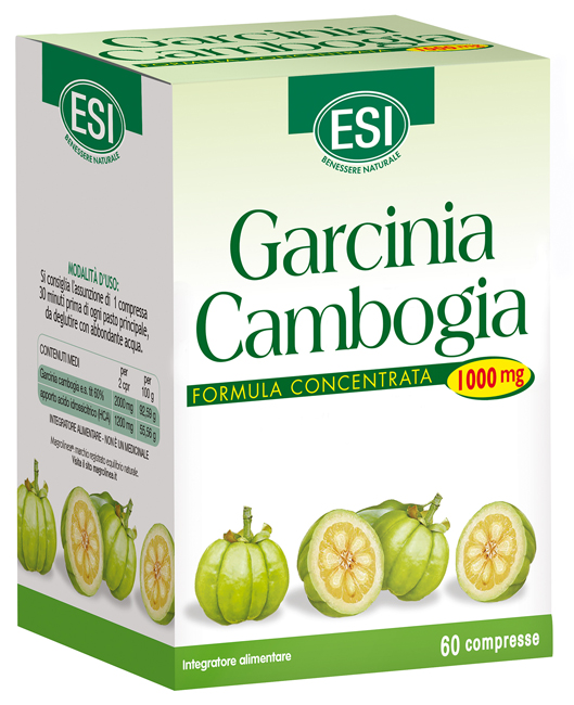 ESI GARCINIA CAMBOGIA 1000 MG 60 COMPRESSE - Luckyfarma.it
