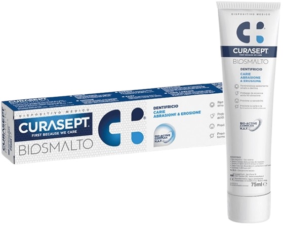 CURASEPT BIOSMALTO CARIE DENTIFRICIO 75 ML - Luckyfarma.it