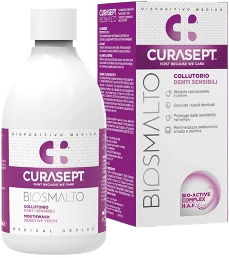 CURASEPT BIOSMALTO COLLUTORIO DENTI SENSIBILI 300 ML - Luckyfarma.it