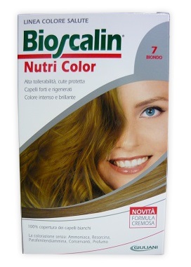 BIOSCALIN NUTRI COLOR 7 BIONDO SINCROB 124 ML - Luckyfarma.it