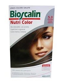 BIOSCALIN NUTRI COLOR 5,3 CASTANO CHIARO DORATO SINCROB 124 ML - Luckyfarma.it