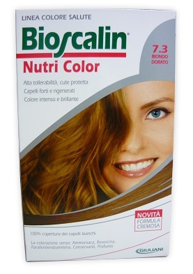 BIOSCALIN NUTRI COLOR 7,3 BIONDO DORATO SINCROB 124 ML - Luckyfarma.it
