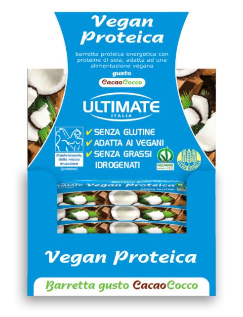 BARRETTA VEGAN PROTEICA CACAO/COCCO 24 PEZZI - Luckyfarma.it