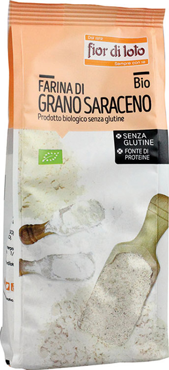 FARINA GRANO SARACENO SENZA GLUTINE BIO 375 G - Luckyfarma.it
