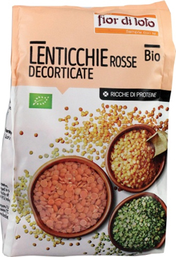 LENTICCHIE PICCOLE ROSSE DECORTICATE BIO 400 G - Luckyfarma.it