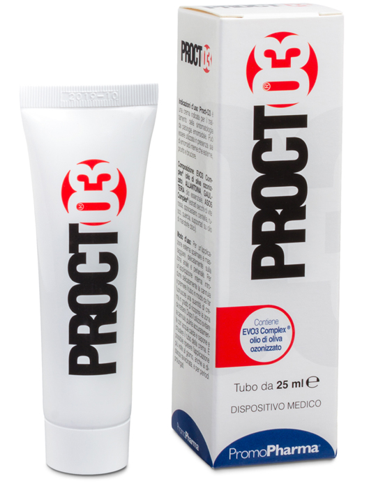 PROCTO3 CREMA PER TRATTAMENTO EMORROIDI 25 ML - Luckyfarma.it